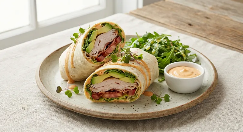 Turkey and Avocado Wrap