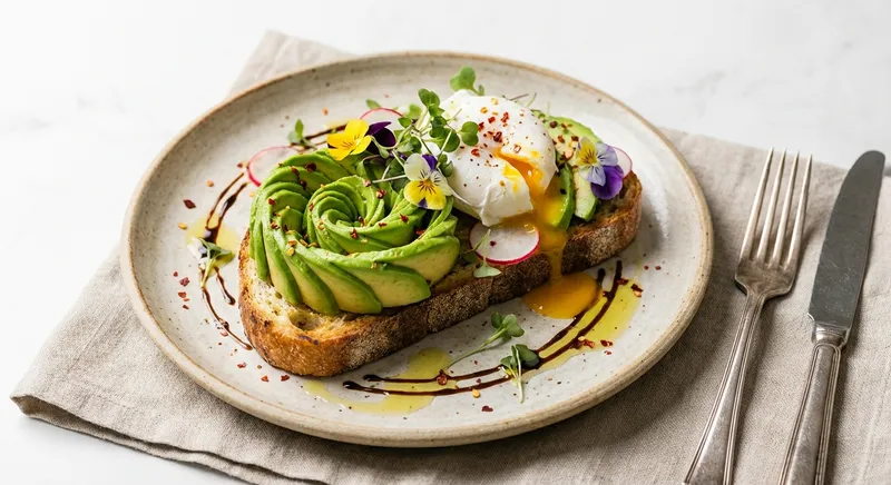 Avocado Toast with Poached Eggs