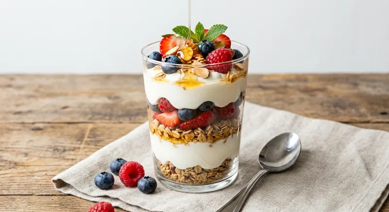 Berry & Honey Greek Yogurt Parfait