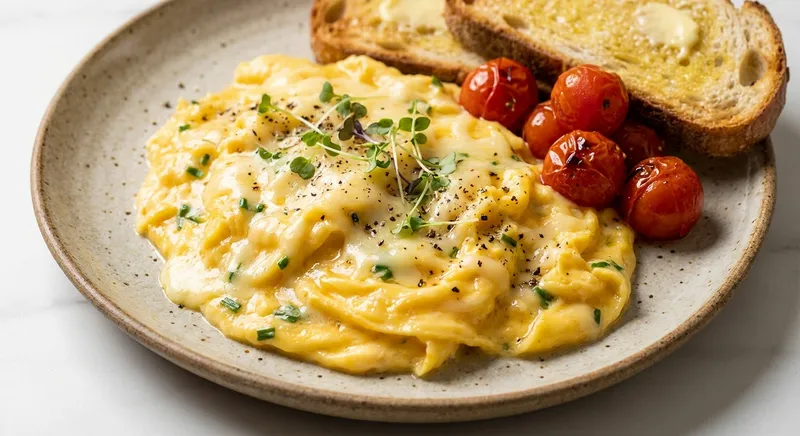 Cheesy Scrambled Eggs