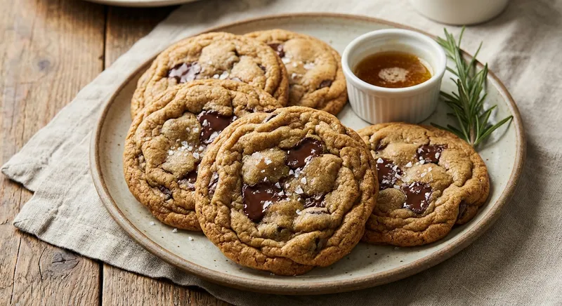 Browned Butter & Oil Chewy Chocolate Chip Cookies