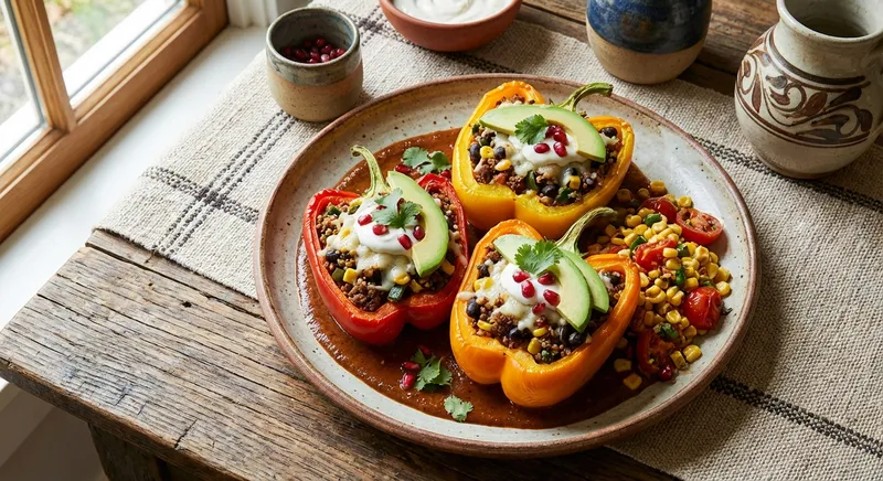 Mexican-Style Stuffed Bell Peppers