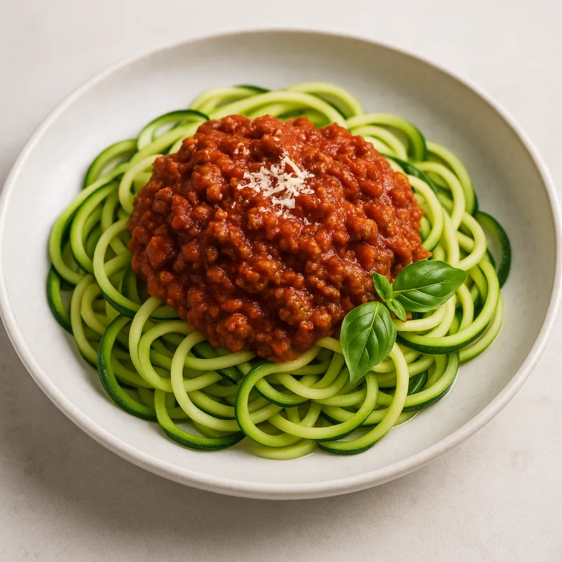 Zucchini Noodles with Bolognese Sauce