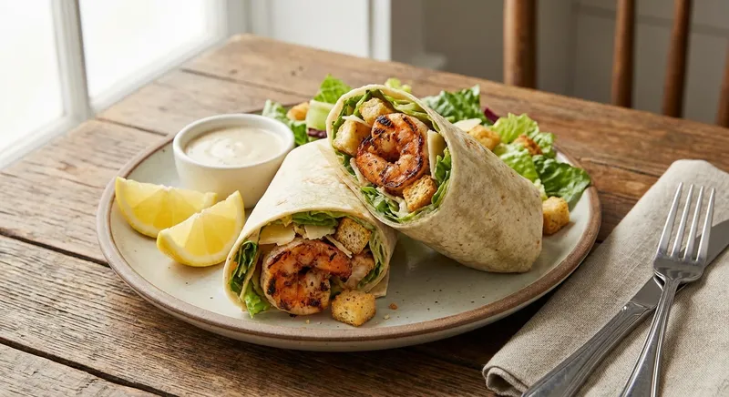 Grilled Shrimp Caesar Wrap