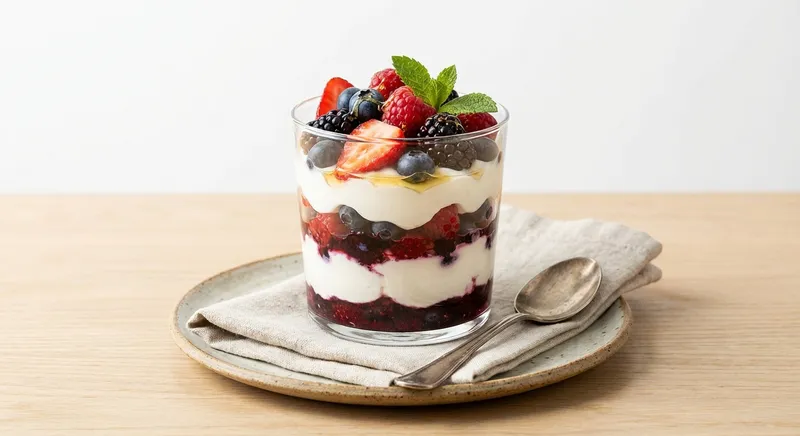 Greek Yogurt Berry Parfait (Nut-Free)