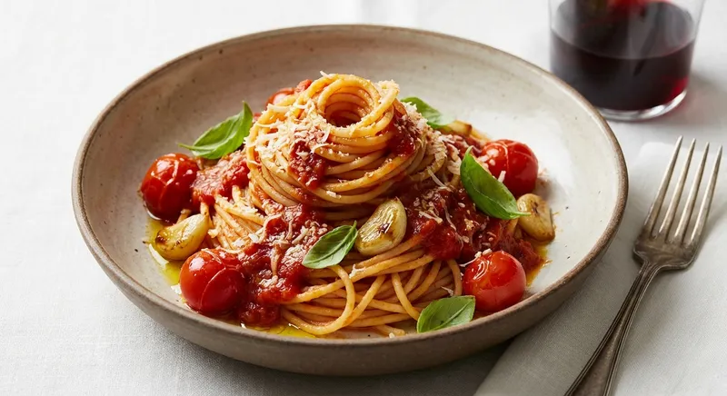 Spaghetti with Marinara Sauce