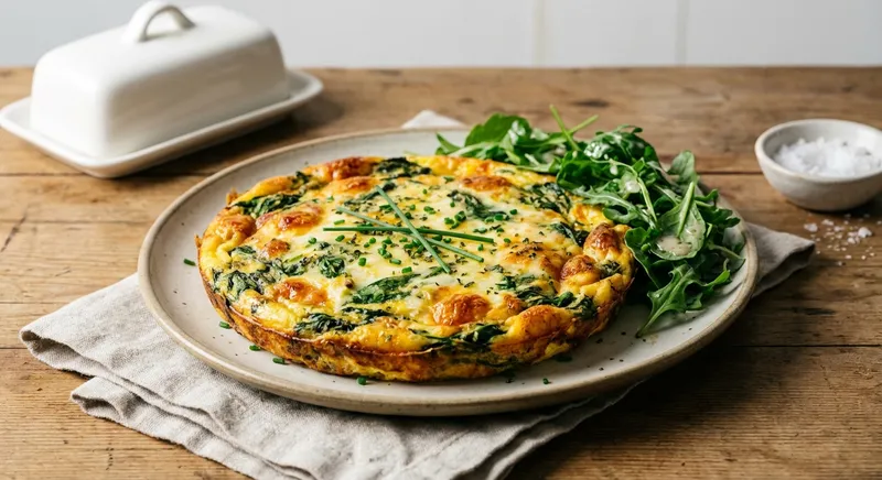 Spinach and Cheese Frittata