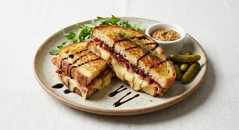 Fancy Prosciutto Grilled Cheese
