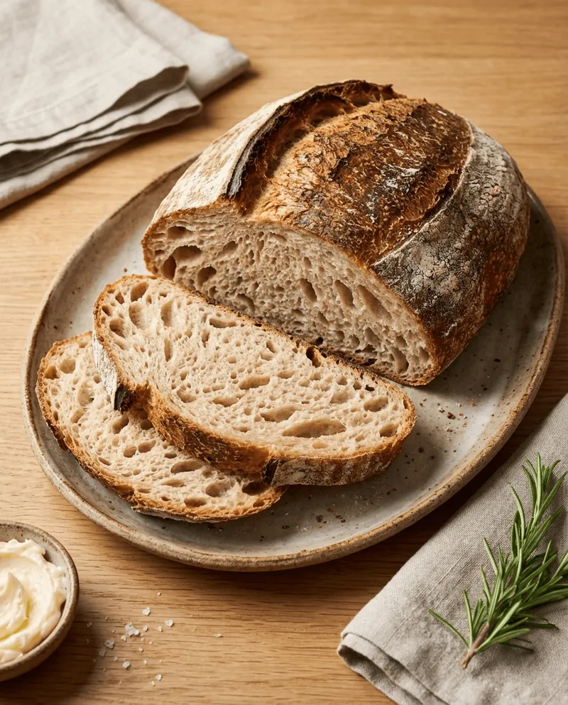 Four-Ingredient Artisan Bread