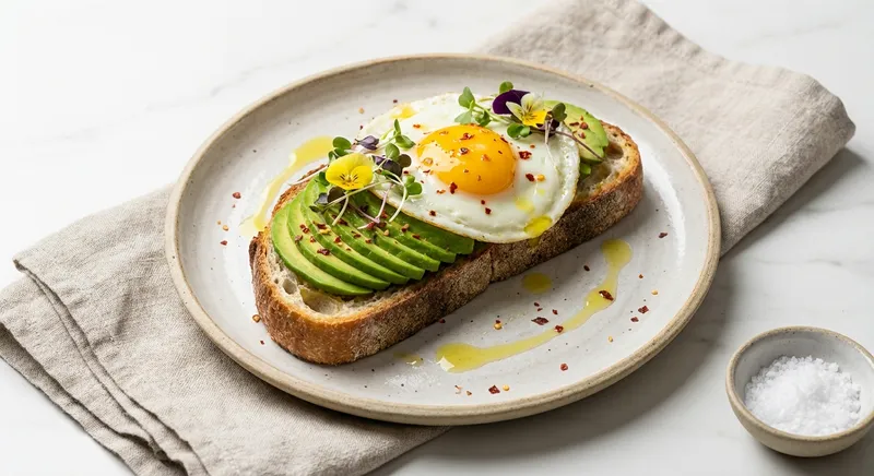 Avocado Toast with Fried Egg