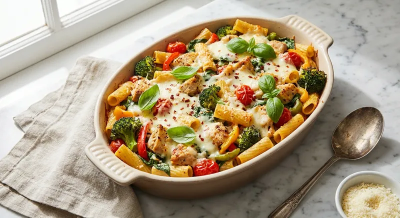 Chicken and Veggie Pasta Bake