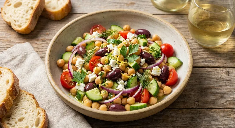 Mediterranean Chickpea Salad