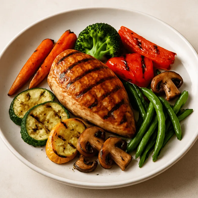Grilled Chicken with Vegetables