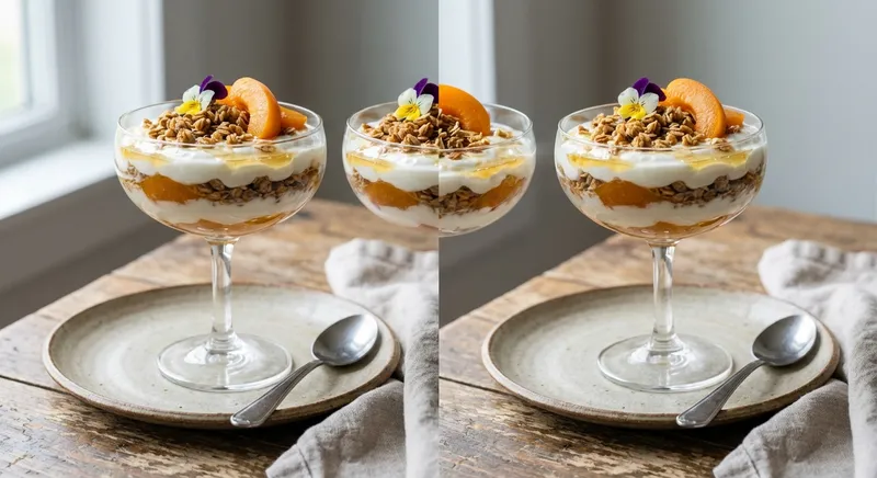 Greek Yogurt Parfait with Nut-free Granola & Apricot Compote
