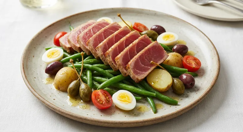 Tuna Niçoise Salad with Light Vinaigrette