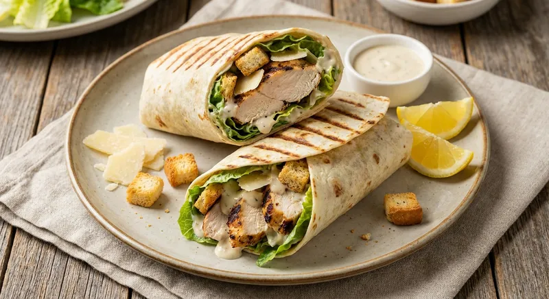 Grilled Chicken Caesar Wraps
