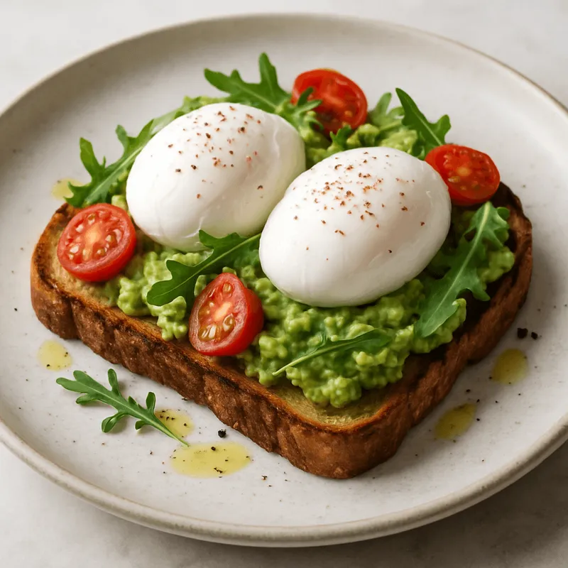 Avocado Toast with Poached Eggs