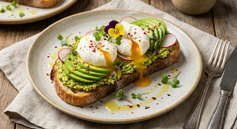 Avocado Toast with Eggs