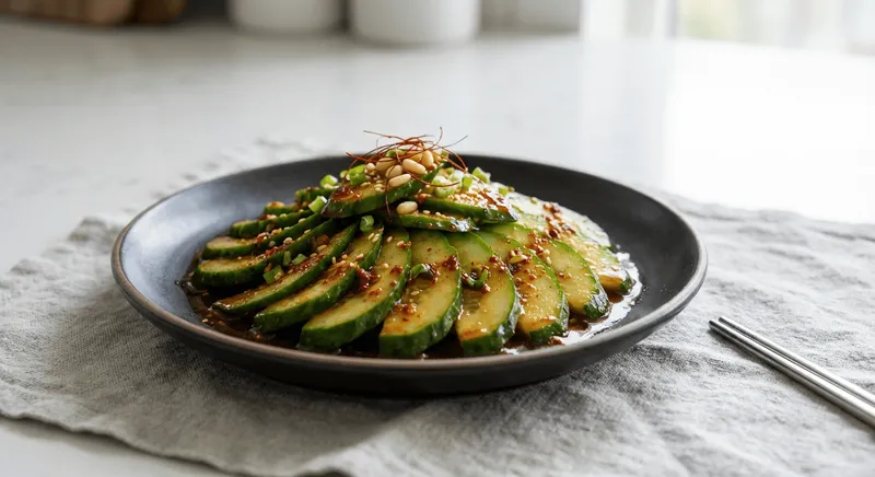 Spicy Korean Cucumber Punchun