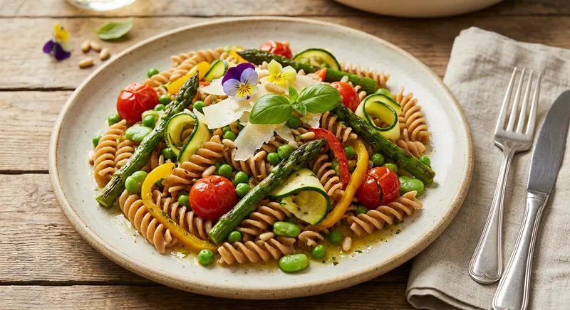 Whole Wheat Pasta Primavera