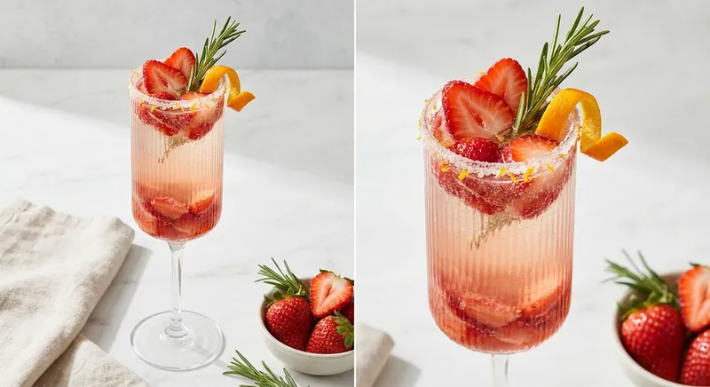 Strawberry Triple Sec Spritzer