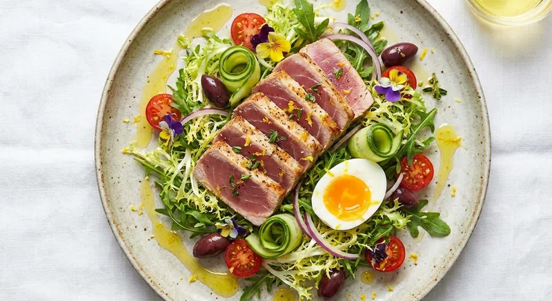 Tuna Salad with Olive Oil & Lemon