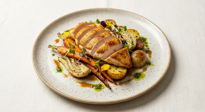 Chicken Breast with Roasted Vegetables