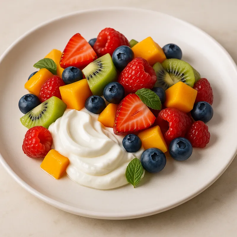 Fruit Salad with Greek Yogurt