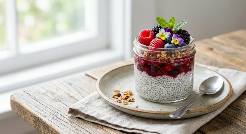 Mixed Berry Chia Seed Pudding