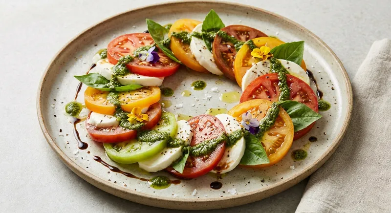 Caprese Salad with Pesto