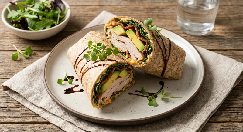 Turkey & Avocado Whole-Grain Wrap