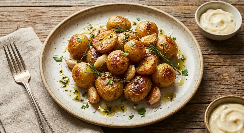 Savory Garlic Roasted Potatoes