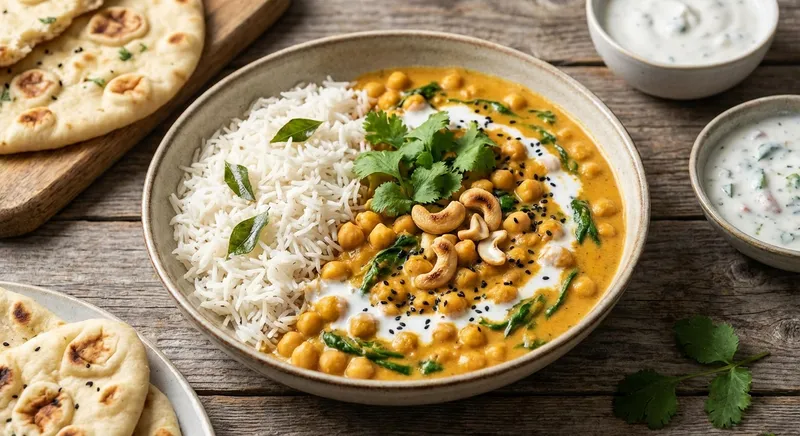 Chickpea Coconut Curry with Basmati Rice