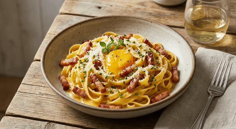 Creamy Bacon One Pot Pasta