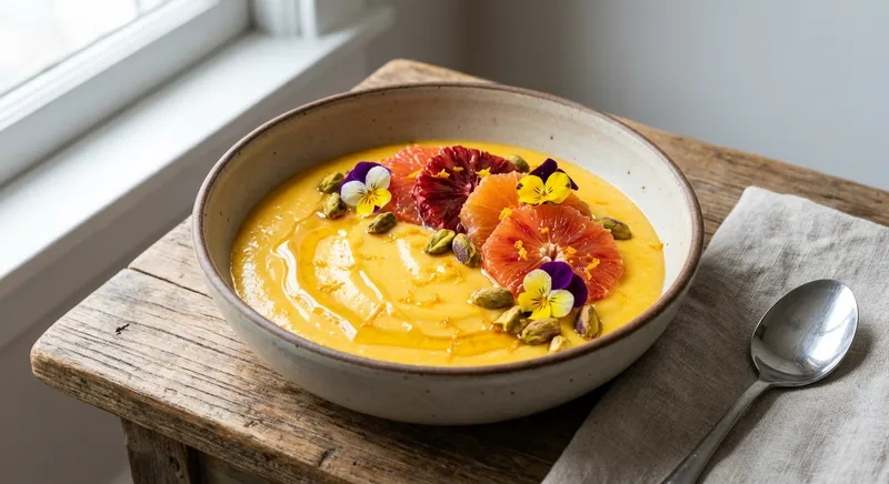 Orange Yogurt Breakfast Custard