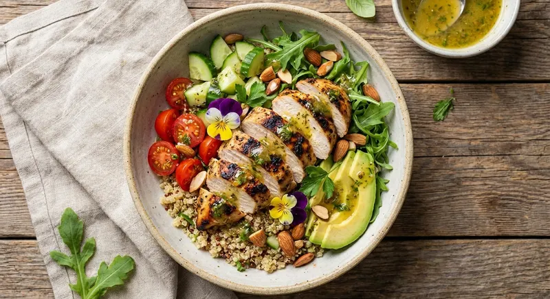 Grilled Chicken and Quinoa Salad