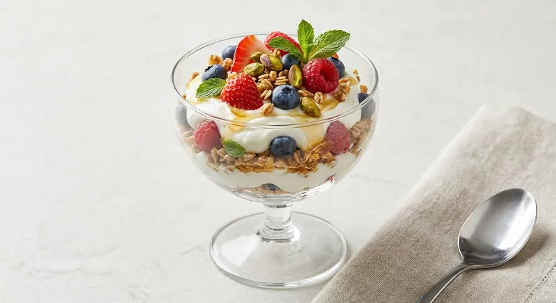 Greek Yogurt & Granola Parfait (Egg-Free)