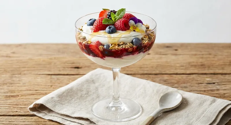 Greek Yogurt Berry Parfait (Nut-Free)