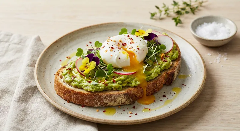 Avocado Toast with Poached Egg