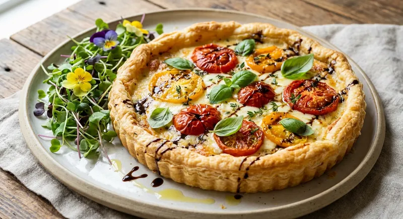 Cheese and Tomato Tart