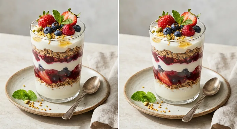 Greek Yogurt Oat & Berry Parfait