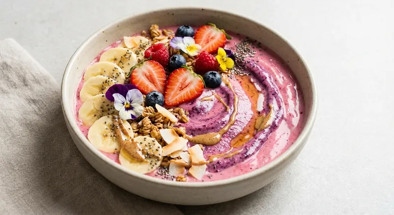 Banana Berry Smoothie Bowl