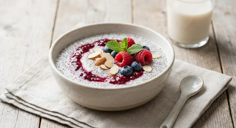 Chia Seed Pudding with Almond Milk