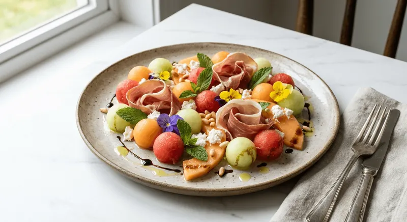 Prosciutto and Melon Salad