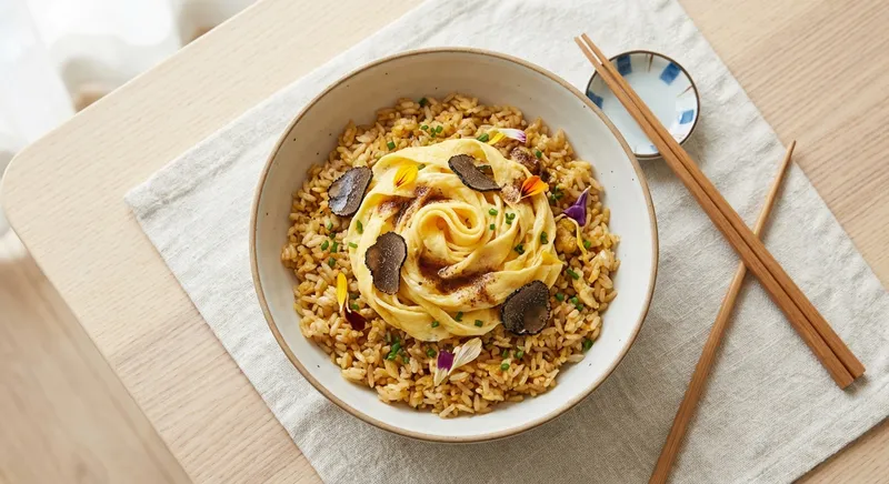 Butter‑Silk Egg Fried Rice (Asian‑French Fusion)