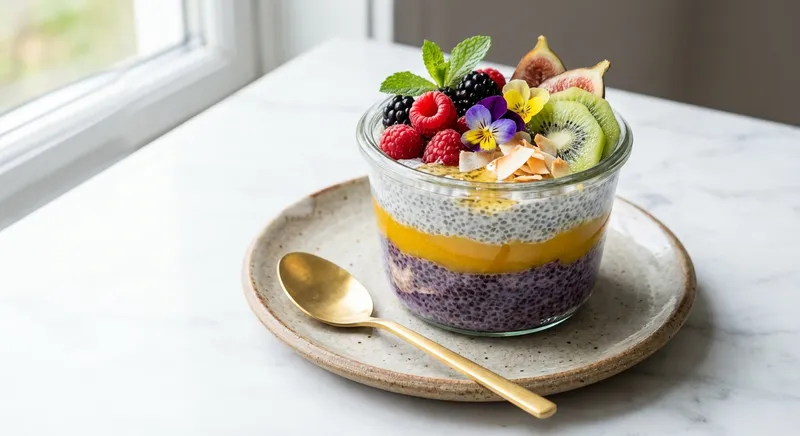 Chia Seed Pudding with Fresh Fruit