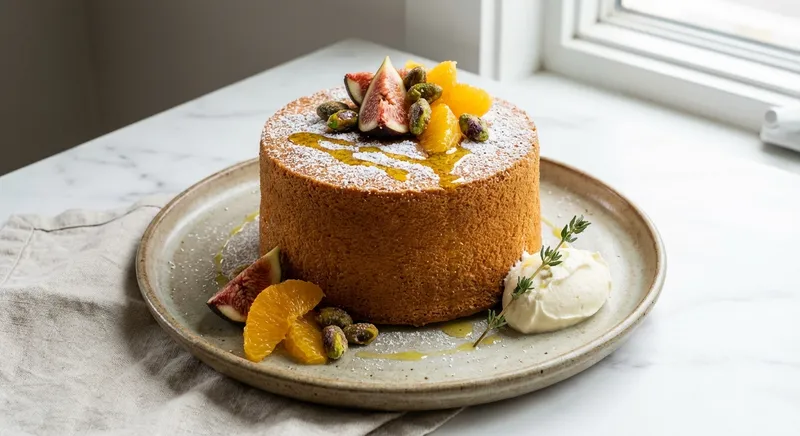 Olive Oil Genoise-Style Sponge Cake