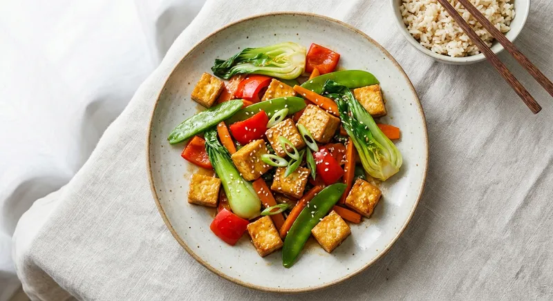Stir-Fried Tofu with Vegetables