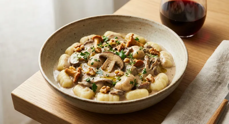 Vegan Mushroom Stroganoff