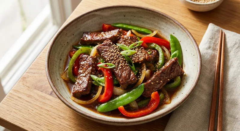Beef and Pepper Stir-Fry